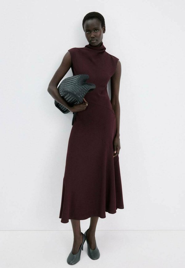Mango Jersey dress - wine