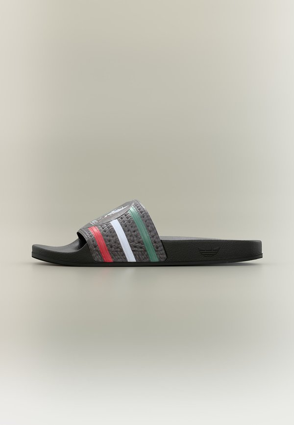 adidas Performance TREFOIL SLIDE MEXICO UNISEX - Pool slides - core black/better scarlet
