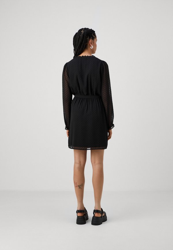 VILA VIDOBBA V NECK DETAIL SHORT DRESS