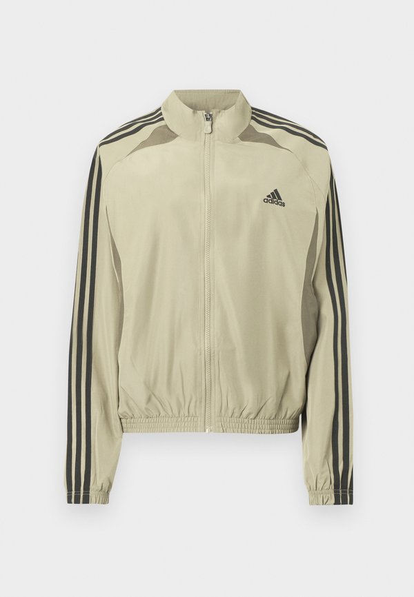 adidas Originals TEAMGEIST - Light jacket - black/blanch brown