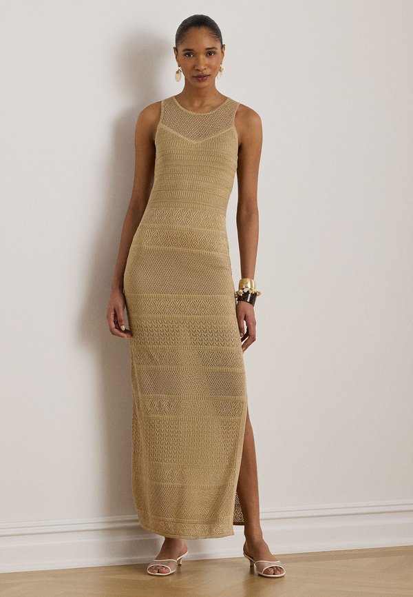 Lauren Ralph Lauren POINTELLE-KNIT SLEEVELESS GOWN