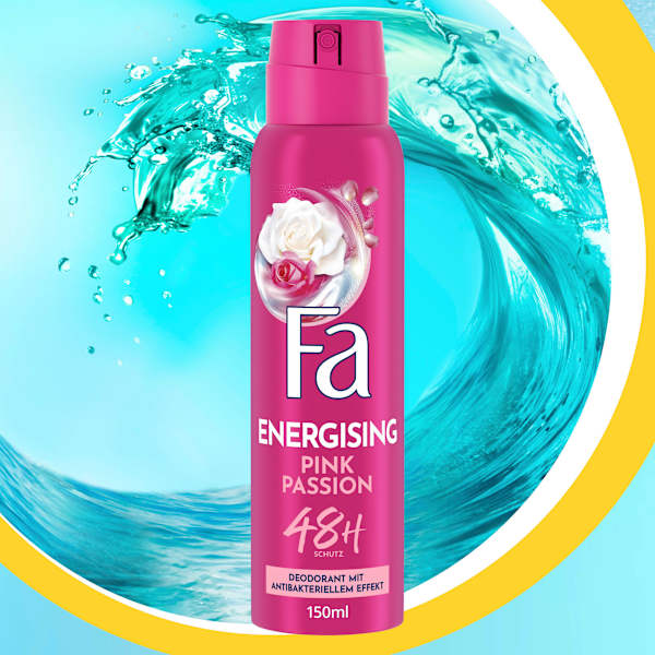 Deospray Energising Pink Passion Fa