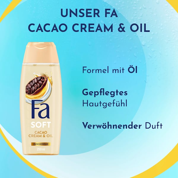 Duschcreme Soft Cacao Cream & Oil Fa