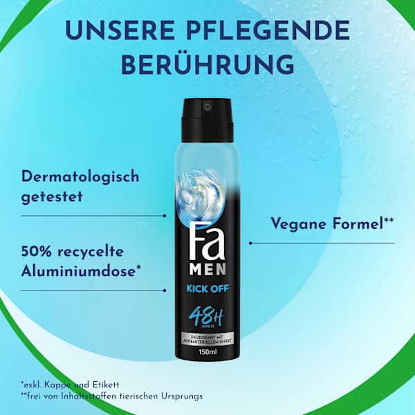 Deospray Kick Off Fa Men