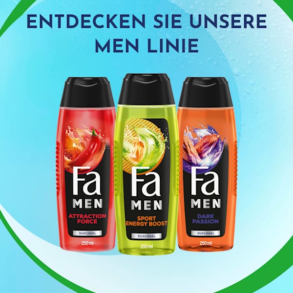Duschgel Men Sport Energy Boost 3in1 Fa Men