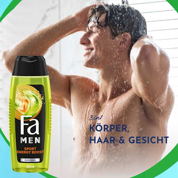 Duschgel Men Sport Energy Boost 3in1 Fa Men
