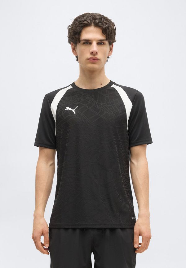 Puma TEAMFINAL TRAINING - Sports T-shirt - black/white