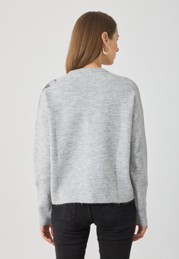 Anna Field by Zalando JUMPER WITH SHHOULDER EMBROIDERY