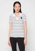 KARL LAGERFELD IKON STRIPED RIB POLO