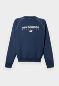 New Balance GRAPHIC CREW UNISEX - Sweatshirt - navy