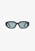Bershka HEXAGONAL  - Sunglasses - black