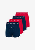 adidas Originals 4 PACK - Boxer shorts - rot/dunkelblau