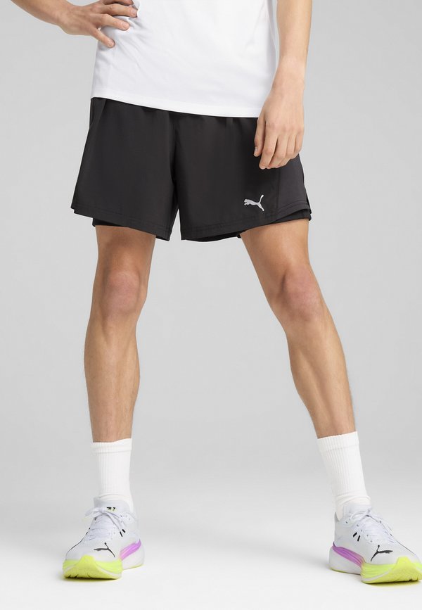 Puma M RUN VELOCITY 2IN1 - Sports shorts - black