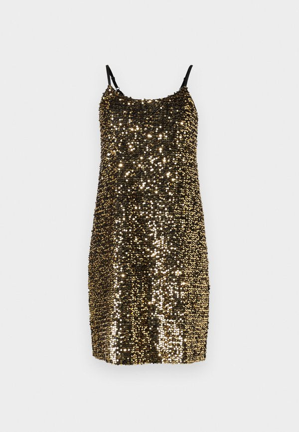Pieces PCSERENA STRAP V-NECK DRESS