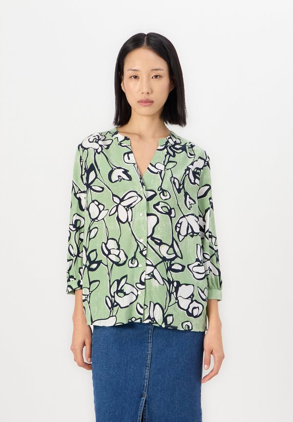 TOM TAILOR PRINTED WITH PLEATS