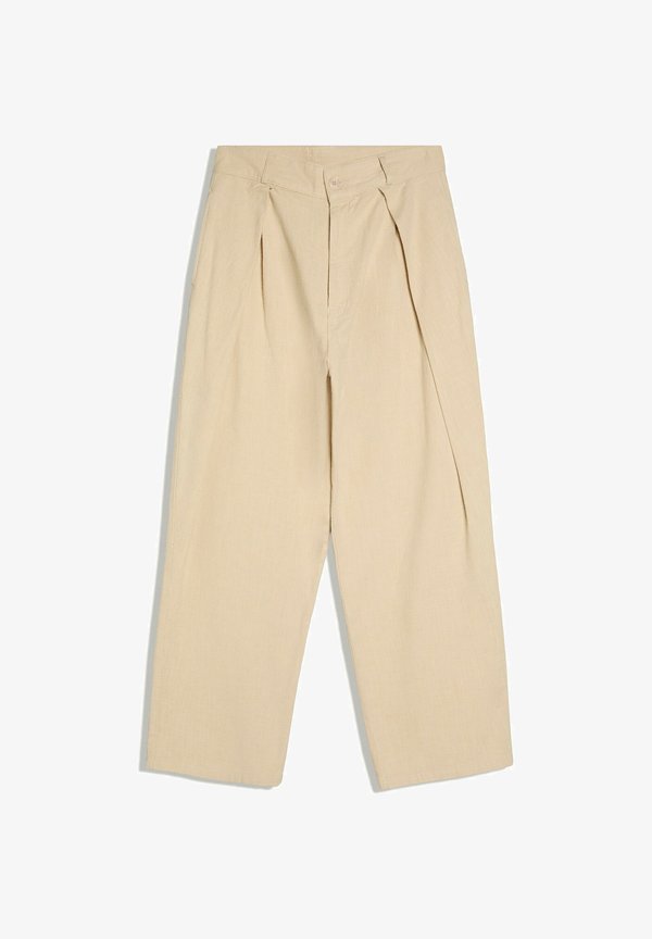 Bershka Trousers - sand