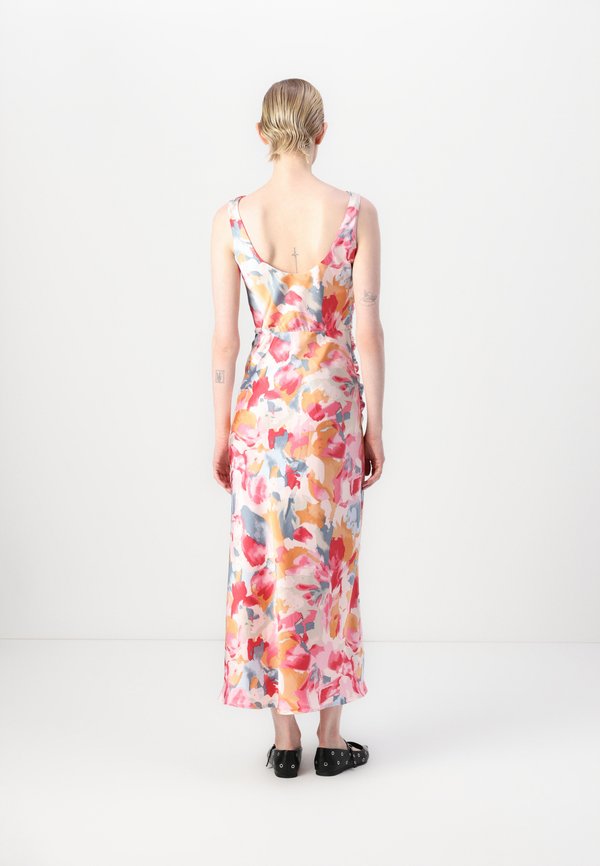 Abercrombie & Fitch Cowl Neck Draped Maxi Dress