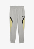 Puma ESSENTIALS COLOURBLOCK JOGGINGHOSE - Tracksuit bottoms - gray echo