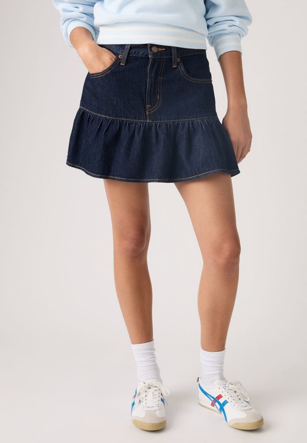 Levi's® FLOUNCE SKIRT - A-line skirt - reign of the rinse