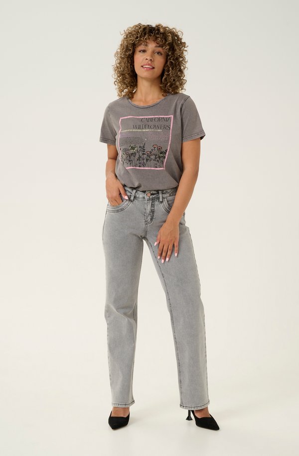 Cream CRLONE STRAIGHT LEG COCO FIT