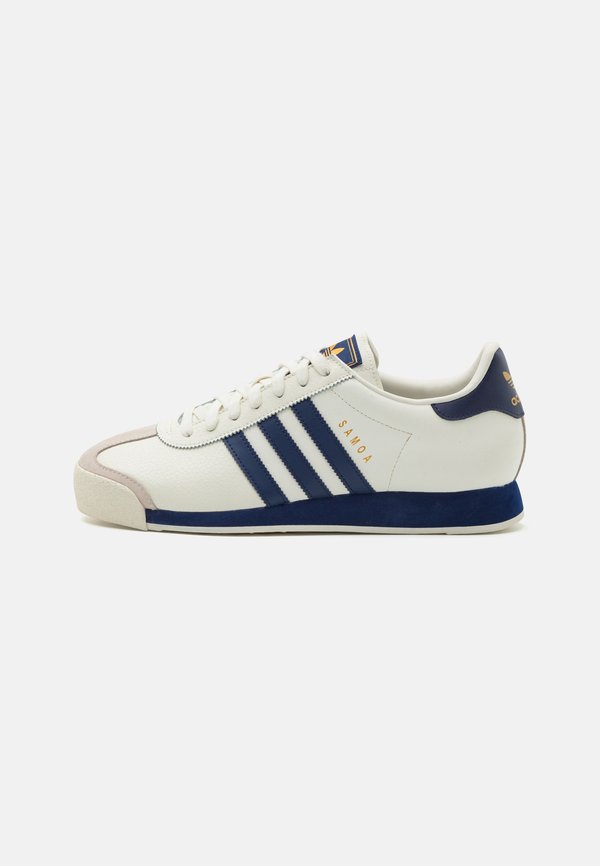 adidas Originals SAMOA UNISEX - Trainers - off white/dark blue/gold metallic