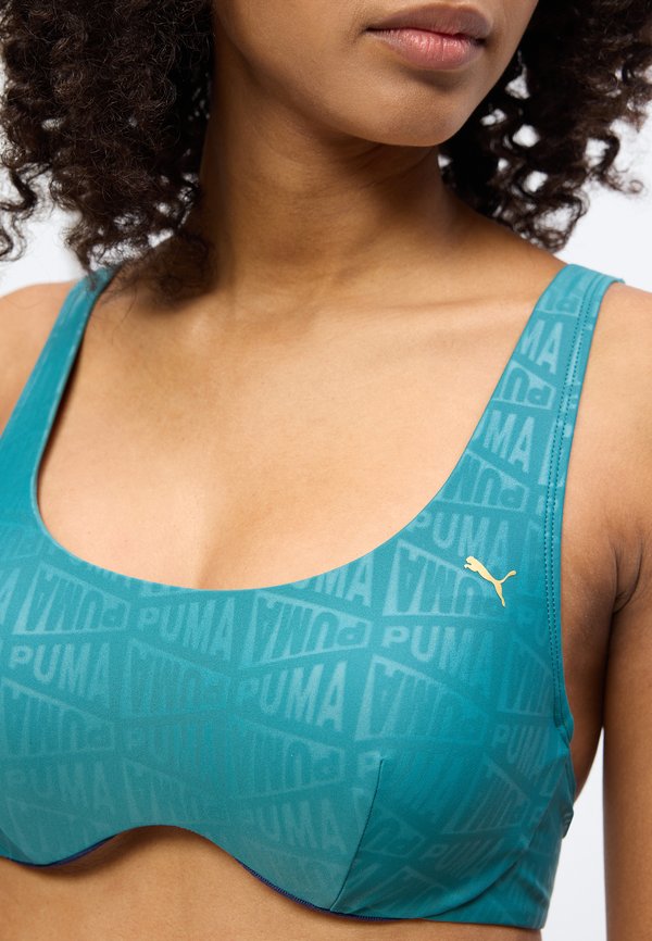Puma SWIM WOMEN EMBOSSED SCOOP NECK