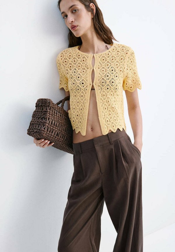 Mango ADULT - Cardigan - light yellow