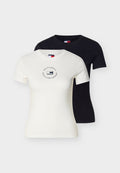 Tommy Jeans 2-PACK LOGO SLIM CREW NECK T-SHIRTS
