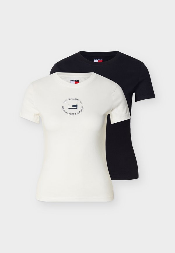 Tommy Jeans 2-PACK LOGO SLIM CREW NECK T-SHIRTS