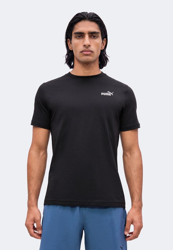Puma 2 COLOR SMALL NO. 1 LOGO TEE - Basic T-shirt - black