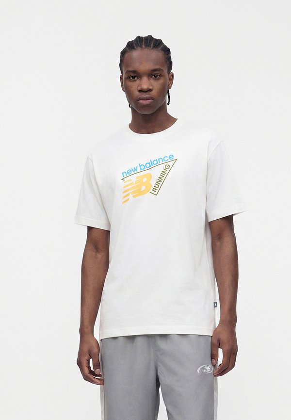 New Balance UNISEX - Print T-shirt - sea salt