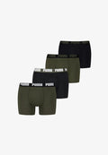 Puma MEN EVERYDAY 4 PACK  - Boxer briefs - forest night combo