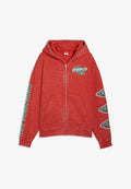 Puma MELO WORLD KAPUZENJACKE - Zip-up sweatshirt - for all time red