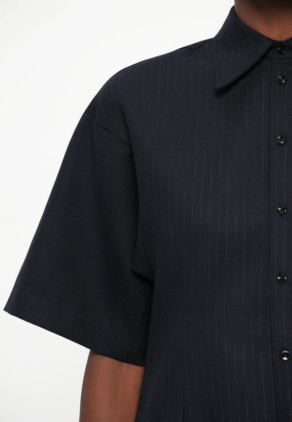 BITE Studios VERSE SHORT SLEEVE PINSTRIPED SHIRT