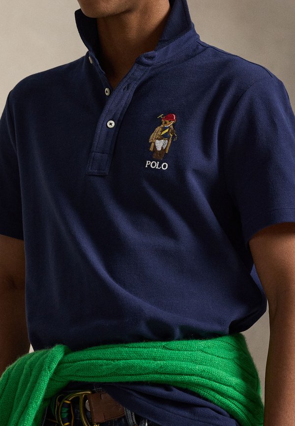 Polo Ralph Lauren CUSTOM SLIM FIT POLO BEAR MESH POLO