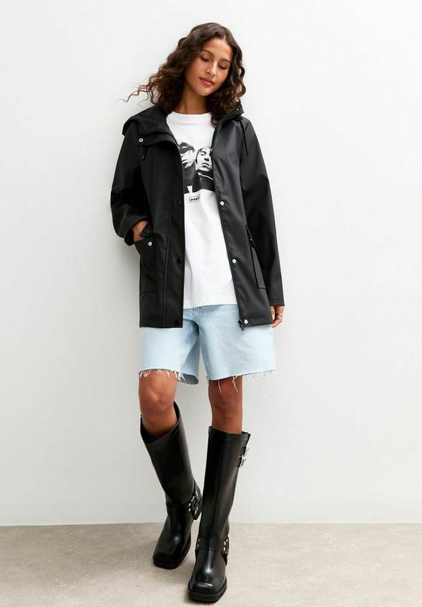 New Look WATER RESISTANT DRAWSTRING HOOD
