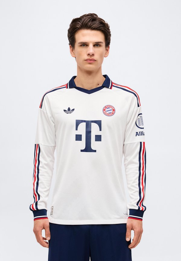 adidas Originals FC BAYERN 26/27 AWAY AUTHENTIC LONGSLEEVE - Club wear - white