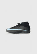 Nike Performance ZM 10 ACADEMY TF - Firm-ground football boots - black/ice blue
