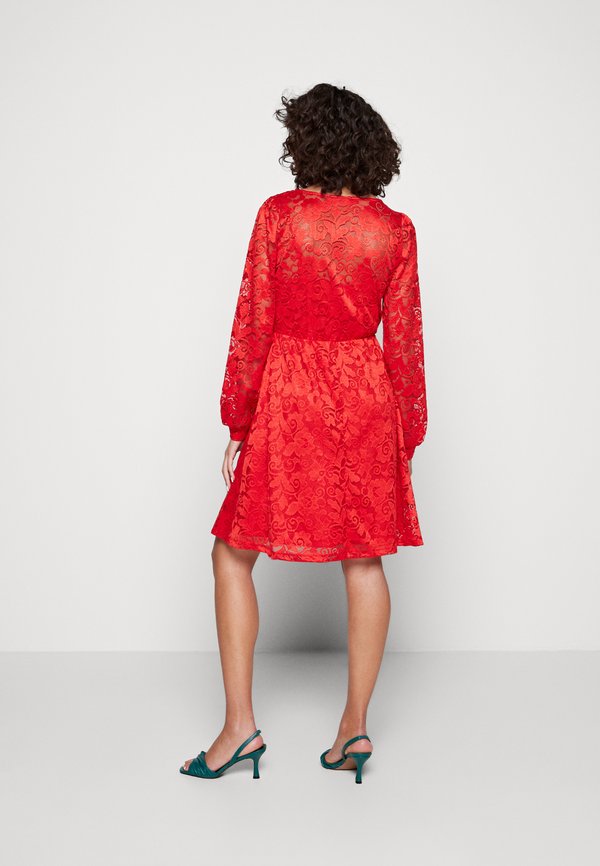 VILA VISANDRA V NECK DRESS