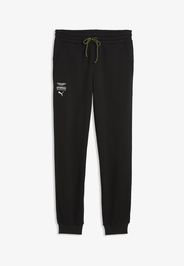 Puma PUMA X ASTON MARTIN ARAMCO F1® TEAM ESSENTIALS JOGGINGHOSE - Tracksuit bottoms - black