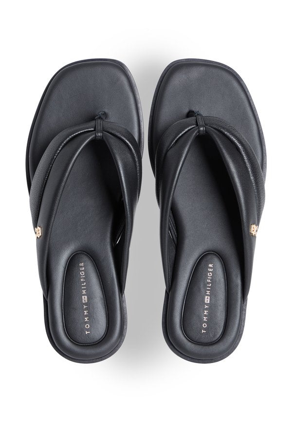 Tommy Hilfiger LEATHER TOE POST FLAT SANDALS