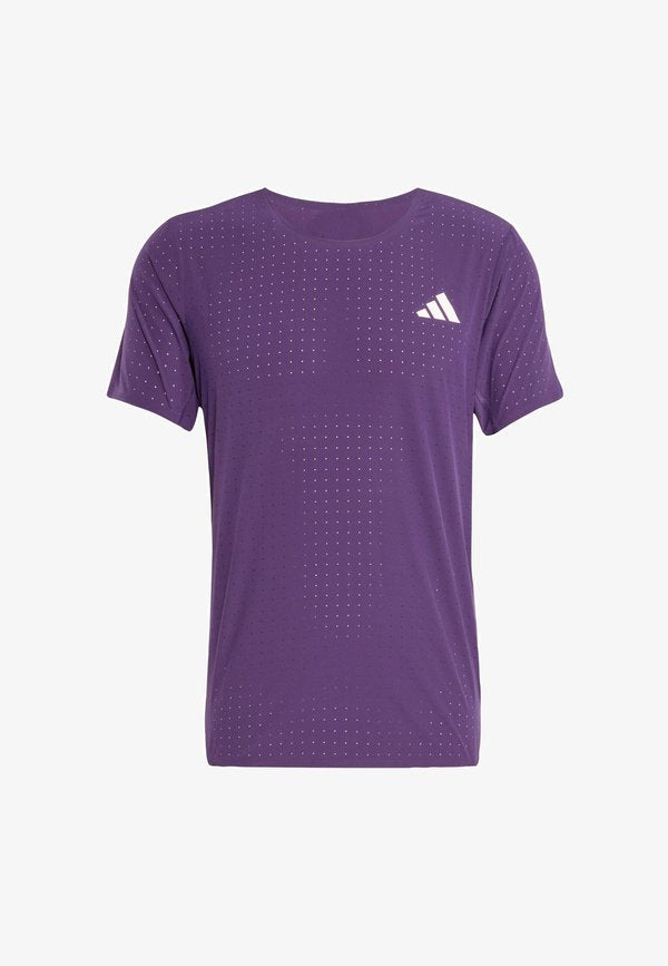 adidas Performance ADIZERO TEE M - Sports T-shirt - aurora plum