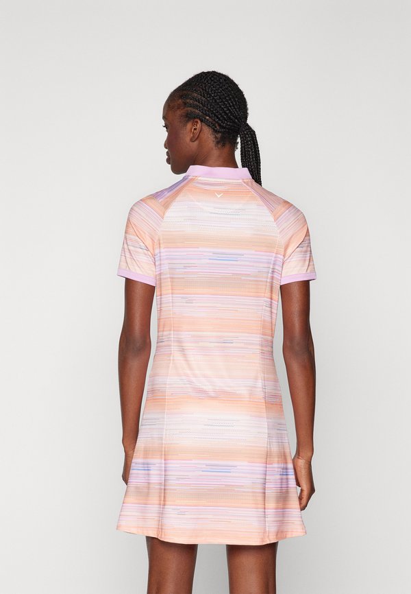 Callaway STRIPED SHORTSLEEVE DRESS