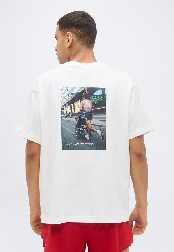 adidas Performance UNISEX - Print T-shirt - white
