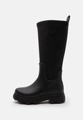 Tommy Hilfiger STAMP WARM KNEE RAIN BOOT - Wellies - black