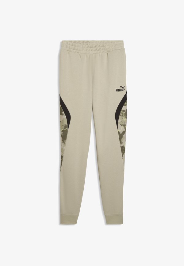 Puma CAMO JOGGING - Tracksuit bottoms - pebble gray