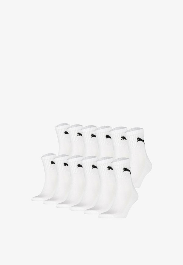 Puma UNISEX 12 PACK - Socks - weiß