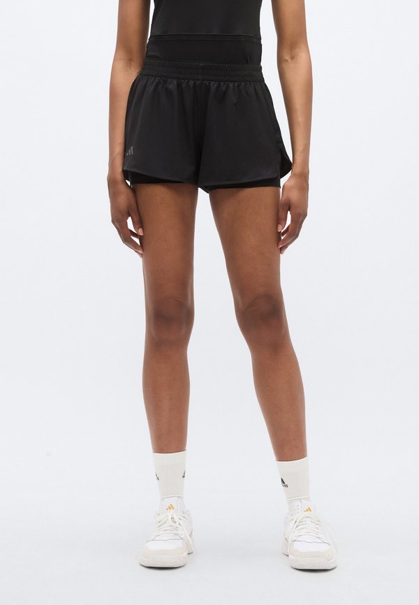 adidas Performance CLIMACOOL 2IN1 MATCH SHORTS - Sports shorts - black