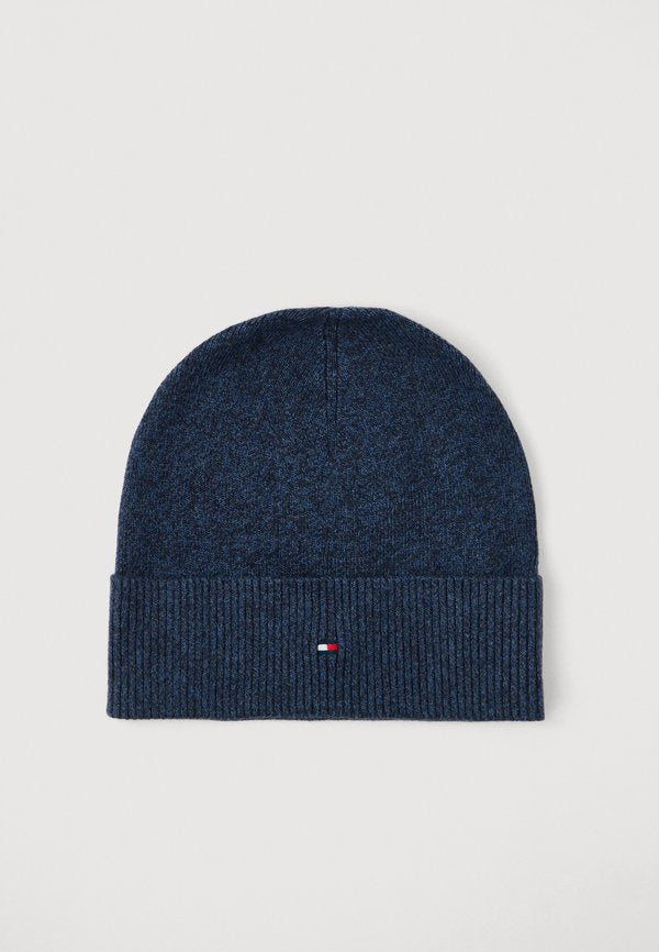 Tommy Hilfiger TH FLAG LIGHTWEIGHT BEANIE WITH CASHMERE - Beanie - space blue