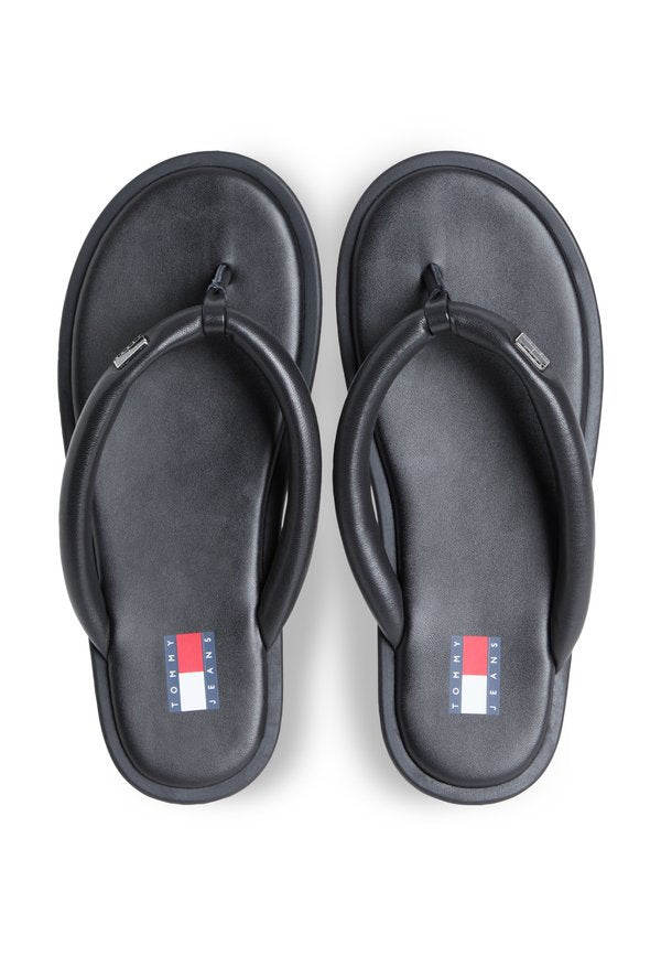 Tommy Jeans LEATHER PADDED STRAP FLIP-FLOPS